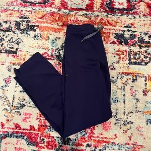 Figs navy blue Yola Skinny scrub pants